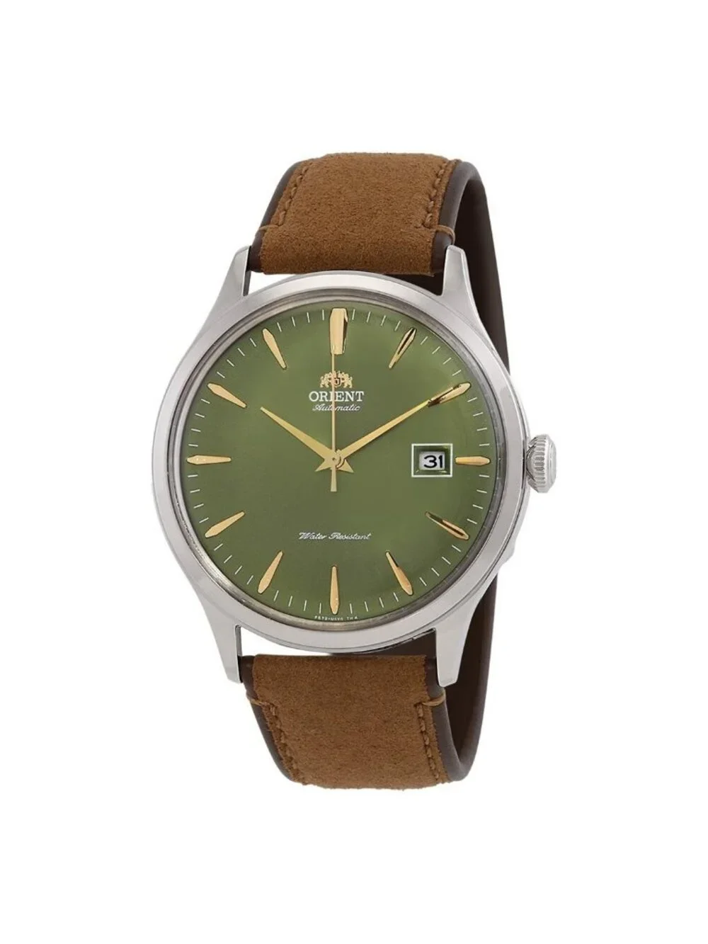 NWT Orient Bambino Version 4 Automatic Green Dial Men's Watch